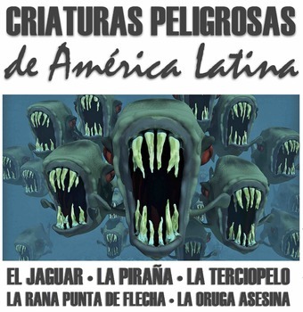 Preview of BUNDLE: 5 Animales peligrosos de América Latina