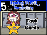 BUNDLE: 5th Grade STAAR Reading Vocabulary Task Cards ~ Sets 1-4