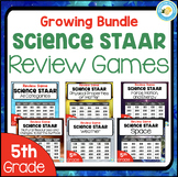BUNDLE | STAAR Science 5th Grade Review Games (TEKS Aligned)