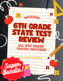 BUNDLE: 6th Grade State Test Review
