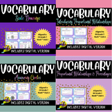 BUNDLE: 7th Grade Illustrative Mathematics Vocabulary Cards