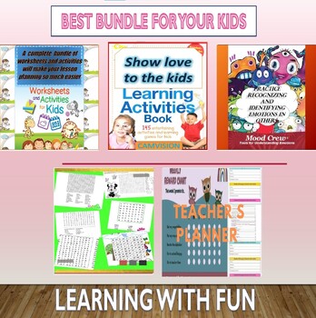 Preview of BUNDLE 8 PDF LEARNING-COLORING-WORKSHEETS-LESSONS AND MORE...