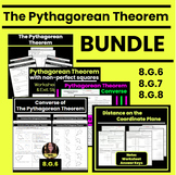 BUNDLE | 8.G.6 | 8.G.7 | 8.G.8 | The Pythagorean Theorem &