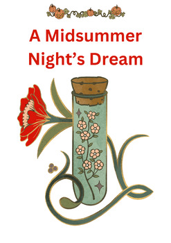 Preview of BUNDLE A Midsummer Night's Dream Display Materials Print and GO