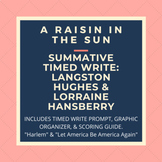 BUNDLE: A Raisin in the Sun & Langston Hughes Poetry Timed Write