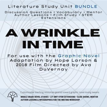 Preview of BUNDLE A Wrinkle in Time: The Graphic Novel & Film Study Unit (editable)