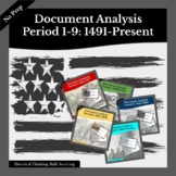 BUNDLE | APUSH Document Analysis | Full Year: Periods 1-9 