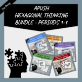 BUNDLE | APUSH Hexagonal Thinking | Periods 1-9 | Unit Review