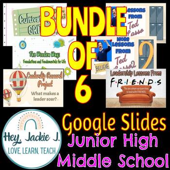 Preview of BUNDLE ASB StuCo Starter Pack Leadership Lessons Middle Junior High School