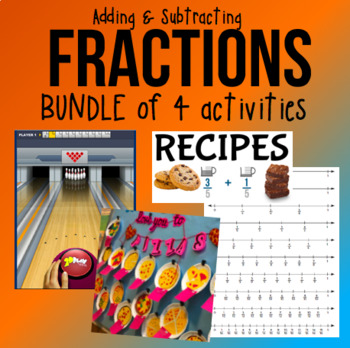 Preview of BUNDLE: Adding/Subtracting Fractions