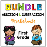1st Grade Math Worksheet BUNDLE - Addition and Subtraction to 20