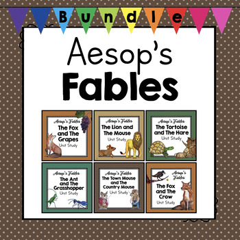 Preview of BUNDLE: Aesop's Fables Unit Studies | Aesop Fable Study