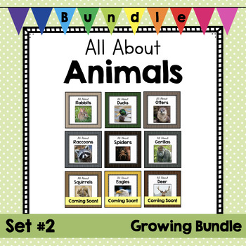 Preview of BUNDLE: All About Animals | Set #2  | Animal Science Units