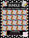 BUNDLE: All Letter Formation Videos - Uppercase AND Lowercase