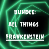 BUNDLE: All Things Frankenstein- 22 Activities (EDITABLE)