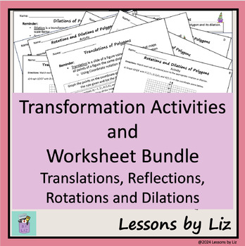 Preview of BUNDLE - All Transformation Activities and Worksheets