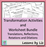 BUNDLE - All Transformation Activities and Worksheets