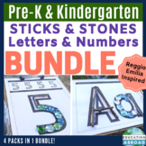 BUNDLE Alphabet Tracing and Writing Numbers Worksheets wit