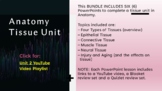 BUNDLE: Anatomy Tissue Unit (six important topics in PPT)