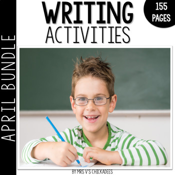 Preview of Writing Activities and Centers: April Bundle