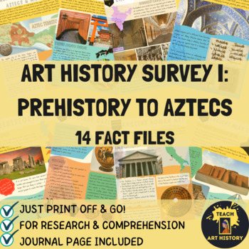 Preview of BUNDLE Art History Survey 1: Prehistory to Aztec Fact Files