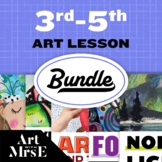 BUNDLE // Art Lessons for 3rd-5th Grade