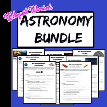 Preview of BUNDLE: Astronomy Webquests