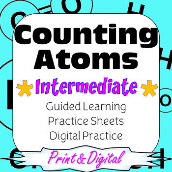 Preview of Counting Atoms *Intermediate* Guided Learning, Practice Sets, Digital & Print