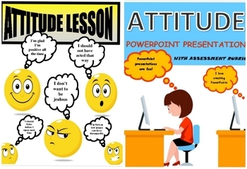 Preview of BUNDLE Attitude/Attitude Powerpoint Presentation (EDITABLE)