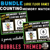BUNDLE BUBBLES LARGE FLOOR MEMORY COUNT & MATCH GAMES COUN