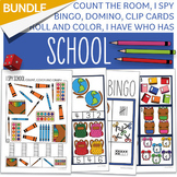 BUNDLE Back to School Counting Activities: Count The Room,