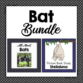 Preview of BUNDLE: Bat Animal Study and Picture Book Study