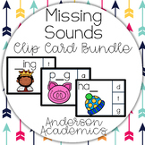 BUNDLE: Beginnng, Middle, and Ending Sound Clip Cards