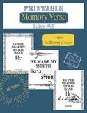 BUNDLE: Bible Memory Poster | Memorize Scripture | Charlot