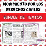 BUNDLE | Movimiento por los Derechos Civiles | TEXTO+ACTIV
