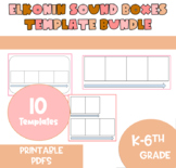 BUNDLE Blend Elkonin Sound Boxes Template Pack