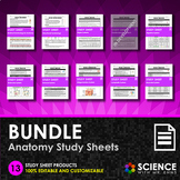 BUNDLE - Body Tissues Worksheets (HS-LS1)