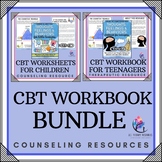 BUNDLE - CBT WORKBOOKS - Children & Teenage Worksheets Bundle