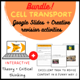 BUNDLE- CELL TRANSPORT: Google slides + creative revision 