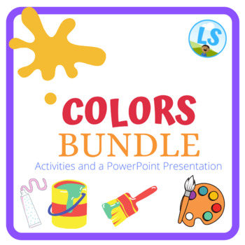 Preview of BUNDLE: COLORS IN ENGLISH - ESL ACTIVITIES
