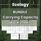 BUNDLE - Carrying Capacity - Worksheets