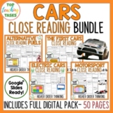 Cars Reading Comprehension Passages and Questions Bundle