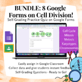 BUNDLE Cell Division Practice Google Form Distance Learnin