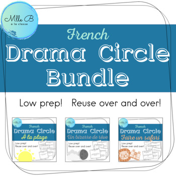 Preview of BUNDLE: Cercles de drame / Drama circles (FR)