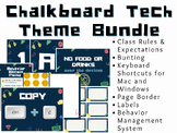 BUNDLE Chalkboard Technology Theme Classroom or Computer L