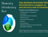 BUNDLE: Chemistry Introductory Unit (nine important introd