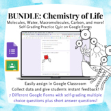 BUNDLE Chemistry of Life Practice Google Form Distance Lea