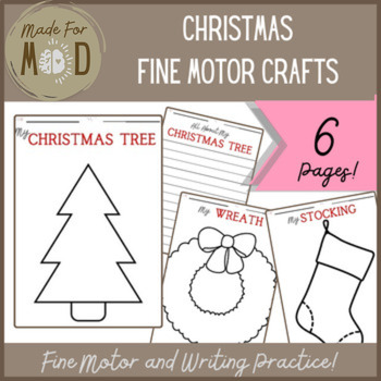 Preview of BUNDLE- Christmas Craft and Writing