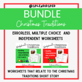 BUNDLE Christmas Traditions: L1,L2&L3 NO PREP Special Educ