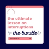 BUNDLE: Classroom Management: How to Handle Interrupting Students